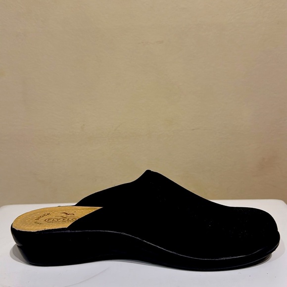 Black Fly Flot Clogs US: 9 / EU: 40 Anti Shock Genuine Leather Made in Italy - Picture 6 of 11